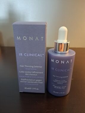 MONAT IR Clinical Hair Thinning Defense Scalp Serum 1.7 fl oz NEW In Box